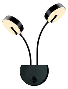 SENSO LED АПЛИК 17W 3000K ЧЕРЕН МАТ