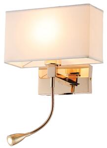 ROSA LED АПЛИК 3W 3000K + 1XE27, ФРЕНСКО ЗЛАТО