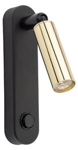 TK LIGHTING АПЛИК ENZO 6623 1XG9 ЧЕРЕН/ЗЛАТО