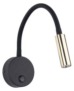 TK LIGHTING АПЛИК LAGOS 10039 1XG9 ЧЕРЕН/ЗЛАТО