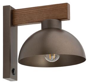 TK LIGHTING АПЛИК OSLO 6279 1XE27 КАФЯВ