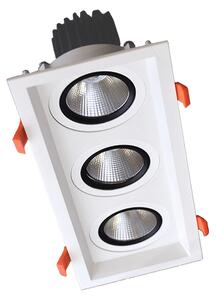 ТРОЙНА ПОДВИЖНА LED ЛУНА 3X15W 230V 4000K БЯЛА