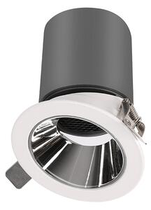 EL-6453 LED ЛУНА ВМ 12W 4000K 38° С РЕШЕТКА БЯЛА