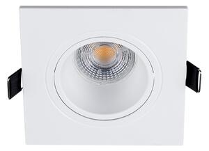 LED ПЛАСТМАСОВА КВАДРАТНА ЛУНА PAR 16 COB 7W 2700-