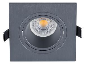 LED ПЛАСТМАСОВА КВАДРАТНА ЛУНА PAR 16 COB 7W 4000-