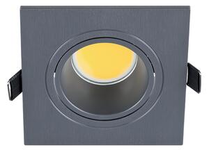LED ПЛАСТМАСОВА КВАДРАТНА ЛУНА COB 7W 2700-3000K