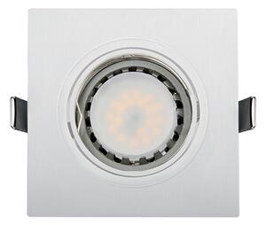 LED ПЛАСТМАСОВА КВАДРАТНА ЛУНА PAR 16 5,5W 2700-30