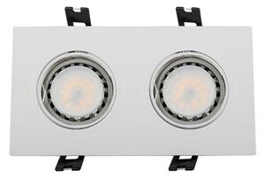 LED ПЛАСТМАСОВА ПРАВОЪГЪЛНА ЛУНА PAR 16 2X5,5W 400
