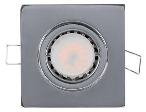 LED МЕТАЛНА КВАДРАТНА ЛУНА PAR 16 5,5W 4000-4300K