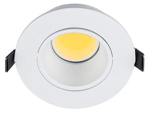 LED ПЛАСТМАСОВА КРЪГЛА ЛУНА COB 7W 2700-3000K БЯЛ