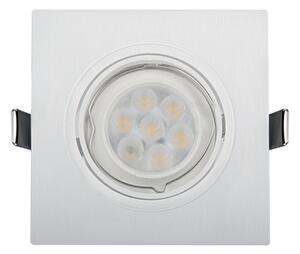 LED ПЛАСТМАСОВА КВАДРАТНА ЛУНА HIGH POWER 6W 2700-