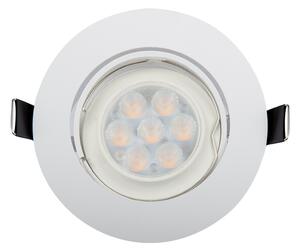 LED ПЛАСТМАСОВА КРЪГЛА ЛУНА HIGH POWER 6W 4000-430