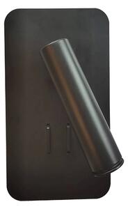 EL-124 LED ЛАМПА ЗА СТЕНА 2X3W 3000K ЧЕРНА