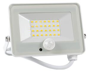 VEGA 20W LED ПРОЖЕКТОР СЪС СЕНЗОР 3000К БЯЛ