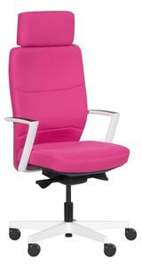 Президентски стол Carmen TAR, до 130кг. макс. тегло, дамаска, алуминиева база, газов амортисьор, коригиране на височината, лумбална опора, Auto weight-sensing механизъм, розов