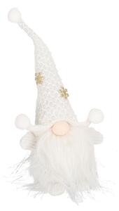 Bizzotto Коледен гном ALICIA 33cm бял