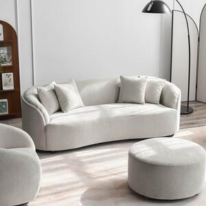 Триместен диван DOLCE VITA 224x96x73 слонова кост