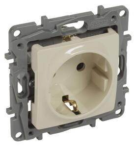 LEGRAND Контакт шуко NILOE 16A крем