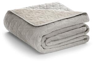 Сиво-бежово капитонирано покривало за легло 170x210 cm Laila – Restilo