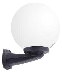 NARDO 250 ГРАДИНСКИ ФЕНЕР ЗА СТЕНА 1XE27 IP55 ЧЕРЕН