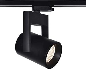 FTL25 LED ПРОЖЕКТОР 2-ЛИНЕЙНА РЕЛСА 25W 3000K 38° ЧЕРЕН