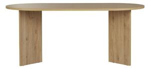 Трапезна маса с дъбов декор 89,5x180 cm Sablin – Kalune Design