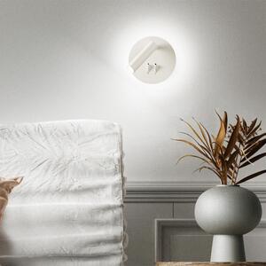 SELLA LED Аплик 6+3W 3000К Ф130мм Бял