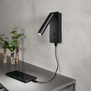 TELESCOPE LED Аплик 3W 3000K 70х170мм Черен