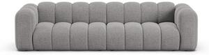 Сив шенилов диван 290 cm Lupine – Micadoni