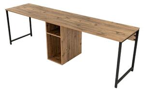 Работна маса с боров декор 60x240 cm Twin – Kalune Design