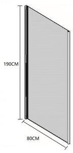 СТАЦ. ПАРАВАН ЗА ДУШ КАБИНА 80*190 ЗА ICS 119