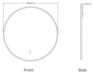 ЛЕЙЛА - 60 ОГЛЕДАЛО LED D600 1855/60