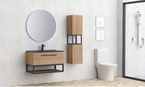PVC ШКАФ ЗА БАНЯ СИМОН 80*45*50+УМИВ.ICC 8066B