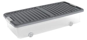 Пластмасова кутия за съхранение под леглото с капак 74x37x16,5 cm W box underbed L – KIS