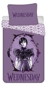 Лилаво единично памучно детско спално бельо 140x200 cm Wednesday "Purple" – Jerry Fabrics