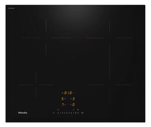 Индукционен плот за вграждане Miele KM 7363 FL, 4 нагревателни зони, технология PowerFlex, функция Stop & Go, черен