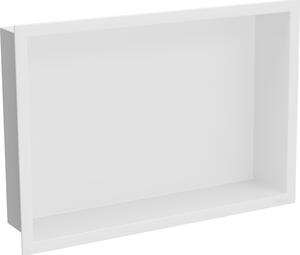 Mexen X-Wall-R нишова полица с фланец 45 x 30 см, бяла - 1920453010