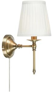 Markslöjd 108968 - Стенна лампа MANOR 1xE14/40W/230V бяла/месинг