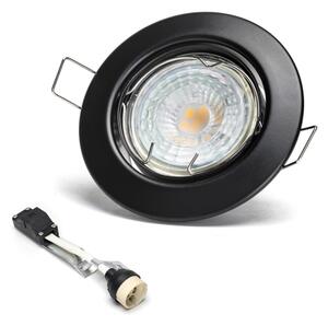 Aigostar - Комплект 3x LED вградени осветителни тела 1xGU10/4,5W/230V 3000K черни