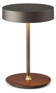 Halo Design 745791- LED димируема акумулаторна лампа ON THE MOVE LED/2,5W/4000 mAh сива/дърво