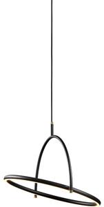 Halo Design 749539 - димируема LED висяща лампа на кабел TILT LED/40W/230V, диаметър 40 см, черна