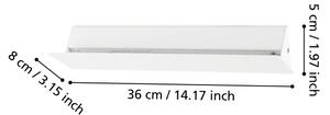Eglo 99086 - LED лампа за стена ZUBIALDE LED/12W/230V