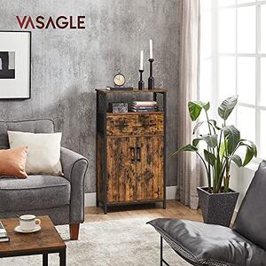 Рафт, Vasagle, Черен, 60x30x108 см