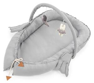Бебешко креватче Babynest Grey 110x70x12 cm