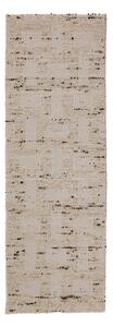 Ръчно изработена пътека със смес от вълна в естествен цвят 80x230 cm Rova Blend – Flair Rugs