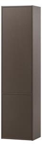 Тъмнокафяв модулен шкаф от масивен бор 55x215 cm Meggy – WOOOD