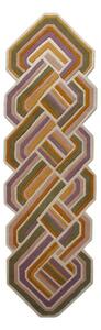 Ръчно изработена вълнена пътека 80x300 cm Lattice Shaped – Flair Rugs