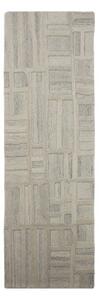 Сиво-бежова ръчно изработена вълнена пътека 80x300 cm Elva – Flair Rugs