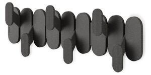 Матово черно стоманена стенна закачалка 16 cm Tempo – Umbra