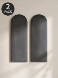 Sinsay - Тапицирани стенни панели 2 pack - тъмносиво